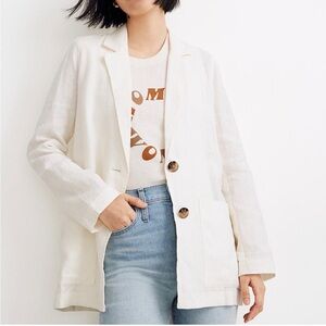 Madewell Linen Dorset Blazer